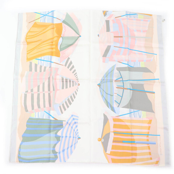 HERMES Black Silk Scarf - Picture 3 of 10